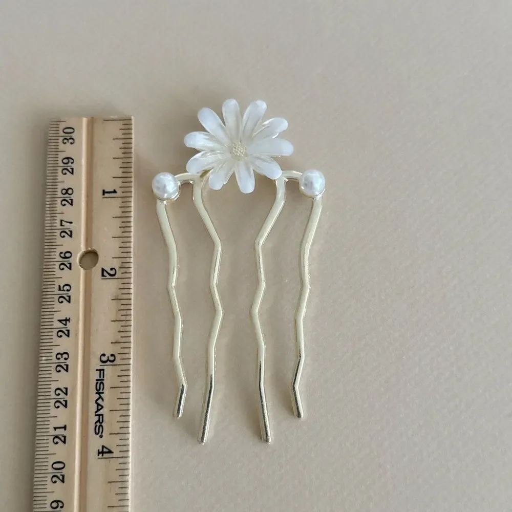 Flower hair pin S803